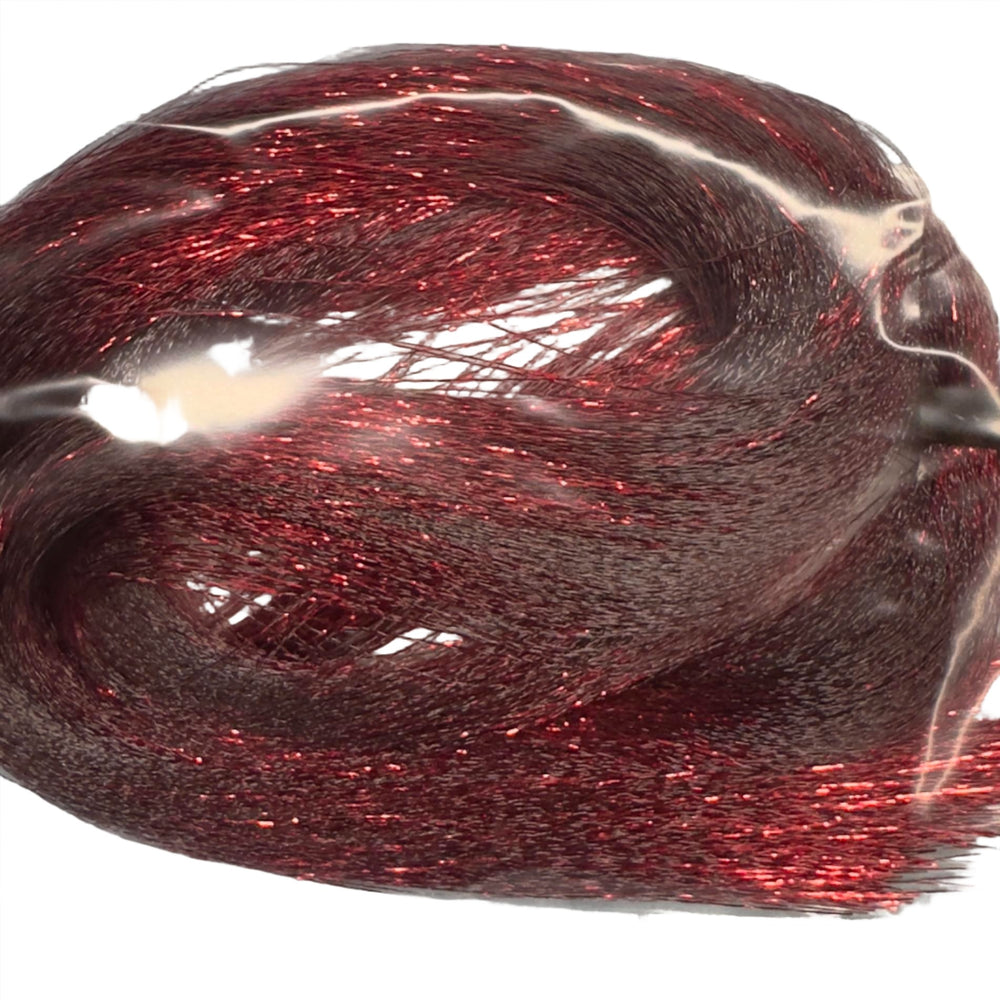 Tulip Red X25 Doll Grade Tinsel Shiny Doll Hair